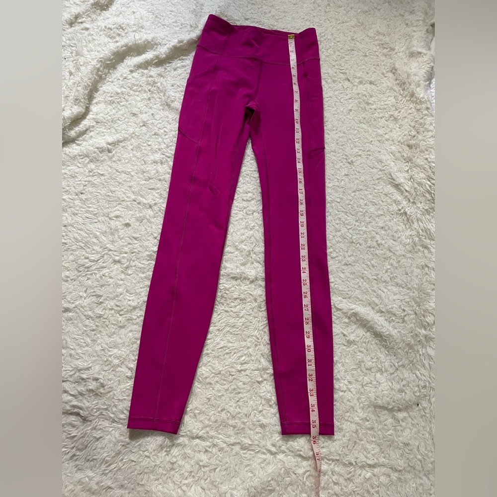 Lululemon Athletica Fuchsia Leggings - Picture 9 of 12